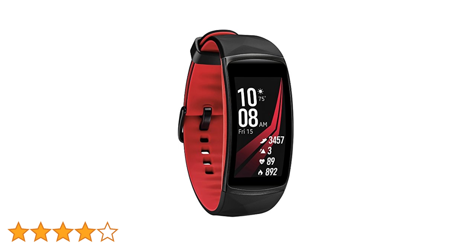 Refurbished) Samsung Gear Fit2 Pro Fitness Smartwatch (Large